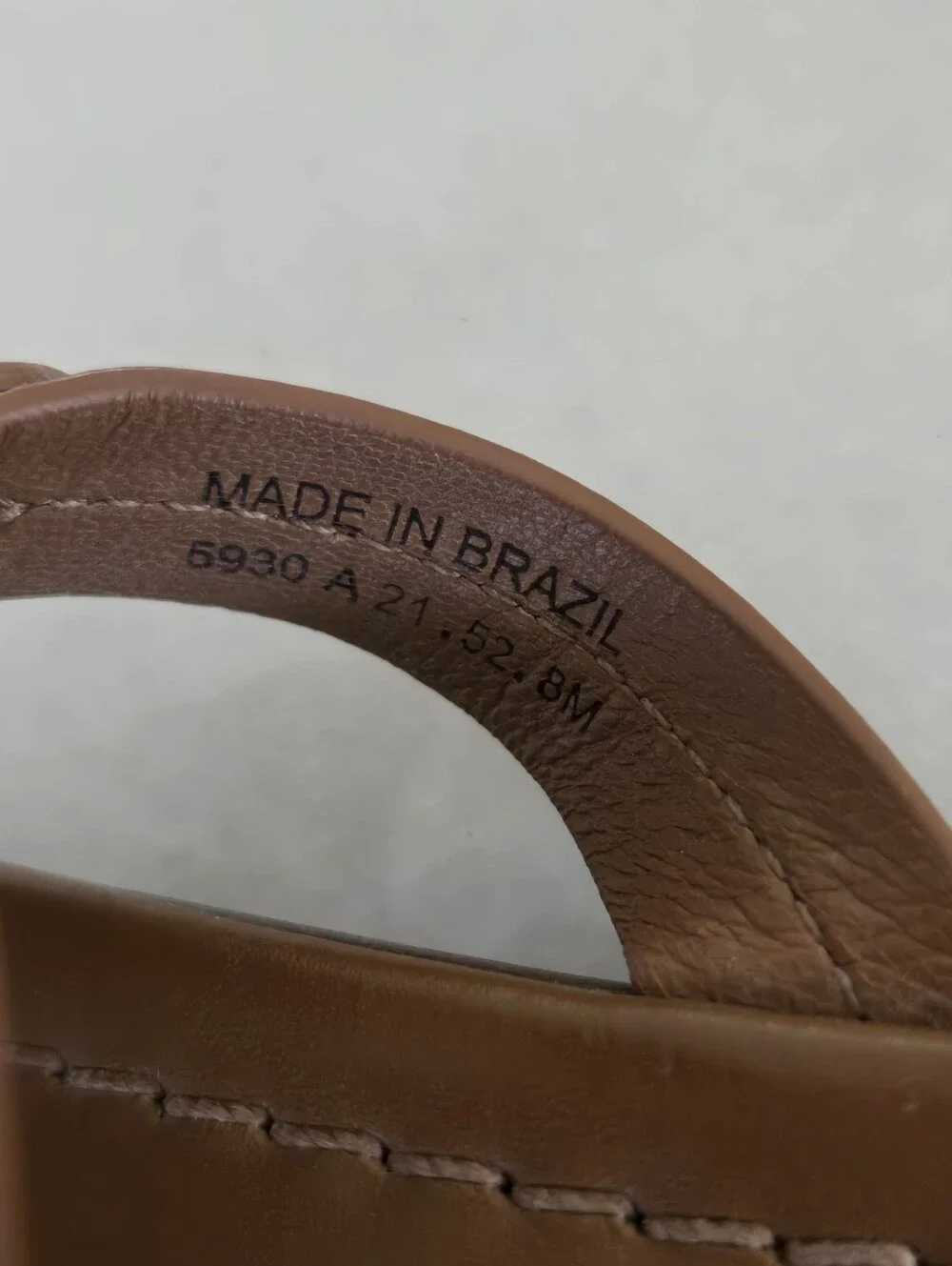 SOLDTory Burch Miller Flat Sandals In Vachetta Brown, Brazil, Vacation, Everyday